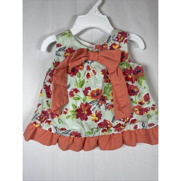 Ruffle Butts Set Tank And Bloomers Size 6-12 M Preowned Floral - Picture 2 of 9